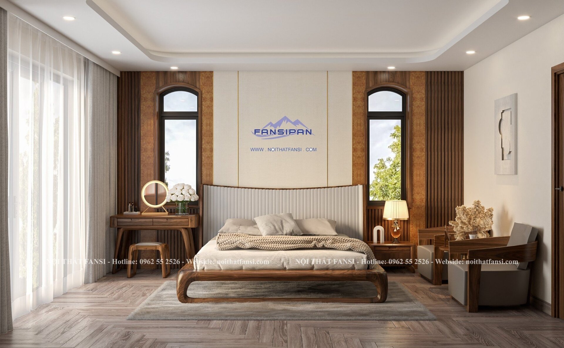 THIẾT KẾ NỘI THẤT PN TẠI THÀNH PHỐ GIAO LƯU